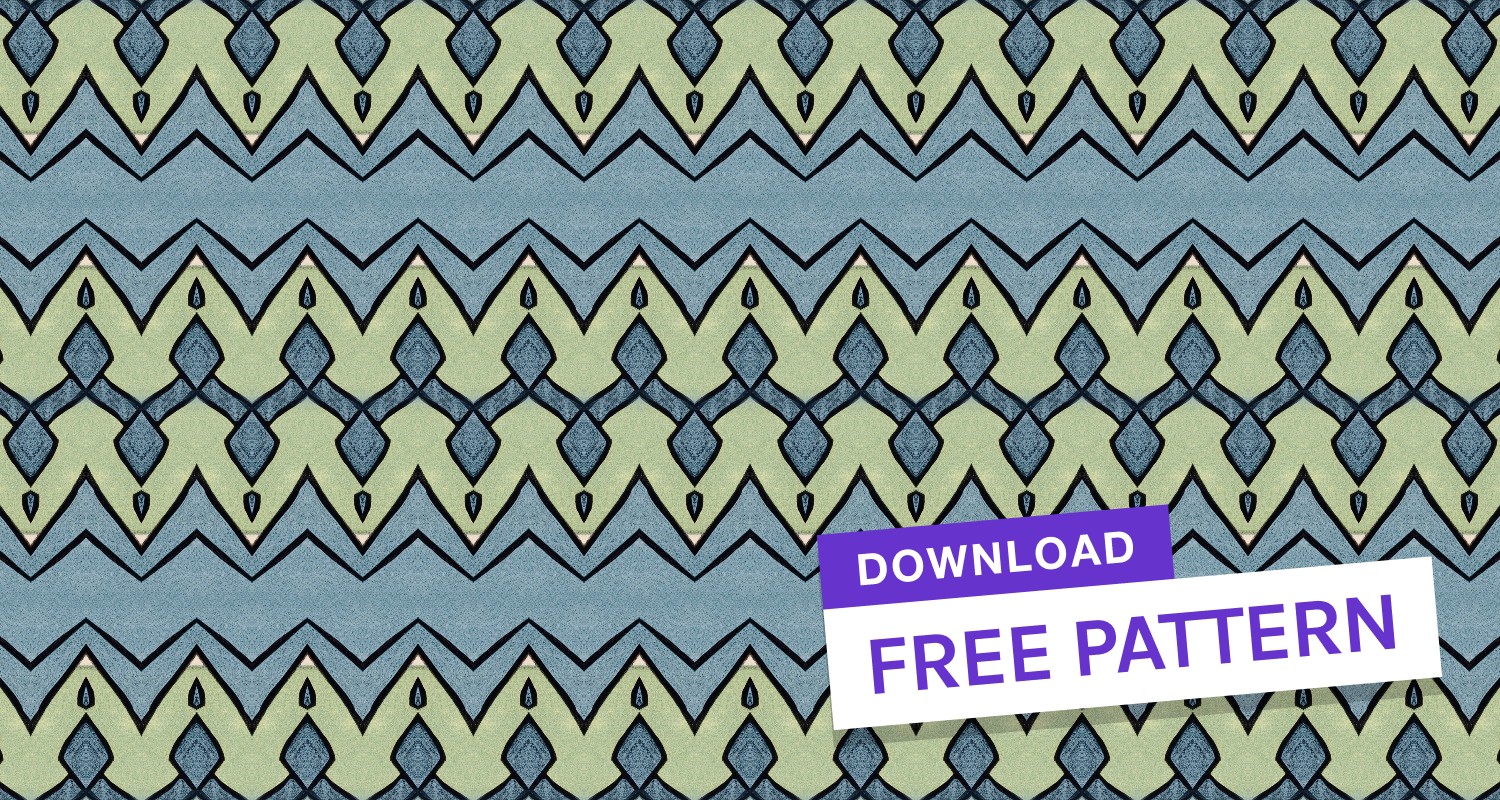 Free Seamless Pattern: Vintage flavors #15 (arrow, pointy, ribbon ...